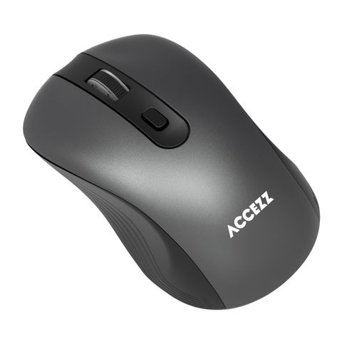 Accezz Wireless Mouse - Bluetooth / USB-A Adapter - Grey