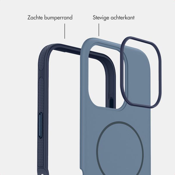 imoshion Color Backcover met Thin MagSafe Ring Apple iPhone 16 Pro - Donkerblauw