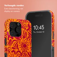 Selencia Vivid Tough Backcover met MagSafe Apple iPhone 16 Pro Max - Tropical Vibes Apricot