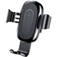 Baseus Wireless Car Charger Gravity Car Mount - Telefoonhouder auto - Draadloze oplader - Dashboard - Zwart