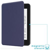 imoshion Slim Hard Case Bookcase Amazon Kindle Paperwhite (2018) - Donkerblauw