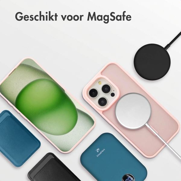 imoshion Color Guard Backcover met MagSafe Apple iPhone 15 Pro - Lichtroze