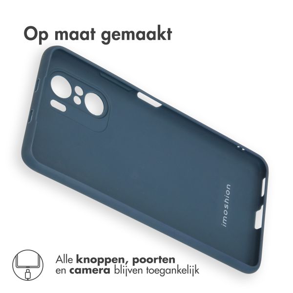 imoshion Color Backcover Xiaomi Poco F3 - Donkerblauw