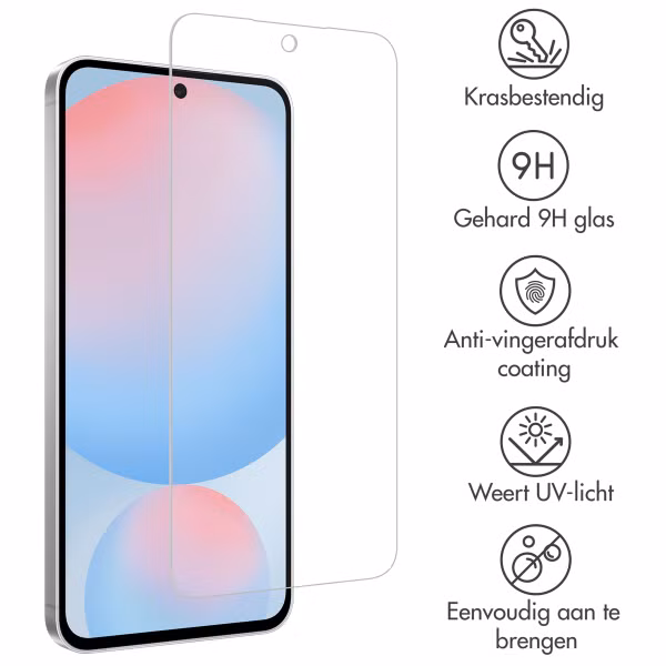 Accezz Gehard Glas Screenprotector 2-pack Samsung Galaxy S25 FE