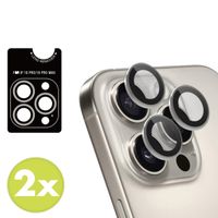 imoshion 2 Pack Camera lens protector Apple iPhone 16 Pro / 16 Pro Max - Natural / Titanium