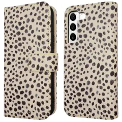 imoshion Design Bookcase Samsung Galaxy S22 - Black And White Dots