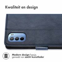 imoshion Luxe Bookcase Motorola Moto G31 / G41 - Donkerblauw