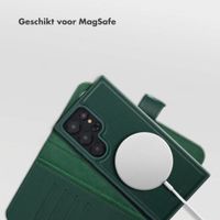 Selencia Olyn Uitneembare Bookcase met MagSafe Samsung Galaxy S24 Ultra - Groen