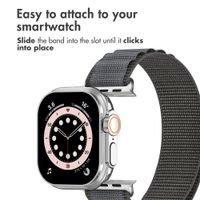 Accezz Nylon Alpine Band Apple Watch | 44/45/46/49 mm - Dark Grey