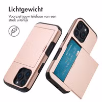 imoshion Backcover met pasjeshouder Apple iPhone 16 Pro - Rosé Goud