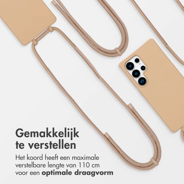 imoshion Color Backcover met afneembaar koord MagSafe Samsung Galaxy S25 Ultra - Beige