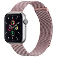 imoshion Milanees magnetisch bandje Apple Watch Series 1 - 11 / SE / Ultra (44/45/46/49 mm) - Maat M - Roze
