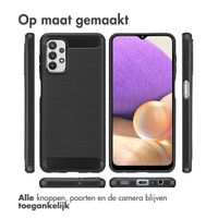 imoshion Brushed Backcover Samsung Galaxy A32 (5G) - Zwart