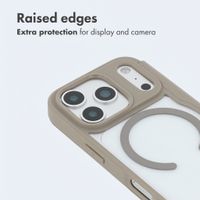 imoshion Transparent Bookcase with MagSafe Apple iPhone 17 Pro Max - Beige