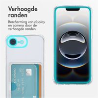 imoshion Softcase Backcover met pasjeshouder Apple iPhone 16e - Transparant