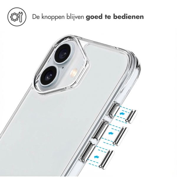 imoshion Rugged Air Case Apple iPhone 16 - Transparant