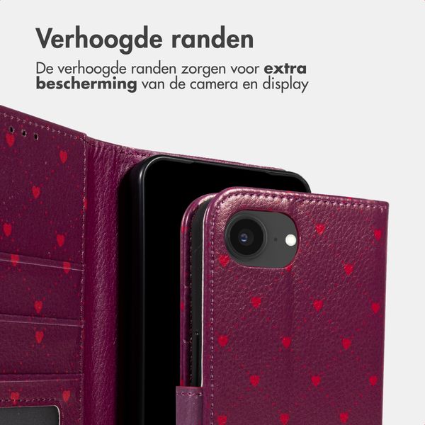 imoshion Design Bookcase Apple iPhone 17e / 16e - Crush Check Coral Dust