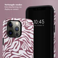 Selencia Vivid Tough Backcover iPhone 14 Pro Max - Trippy Swirl Dark Rose