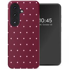 Selencia Vivid Case Samsung Galaxy S26 - Happy Dots Burgundy