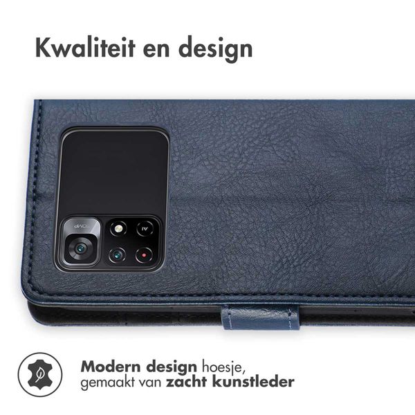 imoshion Luxe Bookcase Xiaomi Poco M4 Pro 5G - Donkerblauw