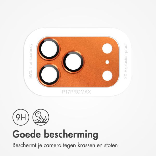 imoshion Camera Protector Glas 2 Pack Apple iPhone 17 Pro Max - Cosmic Orange