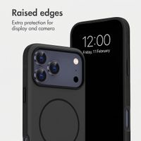 imoshion Colour Back Cover with Thin MagSafe Ring Apple iPhone 17 Pro - Black