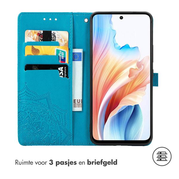 imoshion Mandala Bookcase Oppo A79 - Turquoise