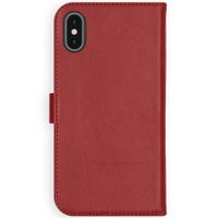 Selencia Echt Leren Bookcase Apple iPhone X / Xs - Rood