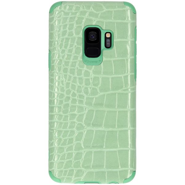 My Jewellery Croco Softcase Backcover Samsung Galaxy S9 - Groen