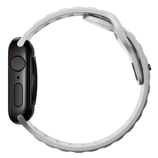 Nomad Sport band FKM Apple Watch Series 1 t/m 11 / SE / Ultra (44/45/46/49 mm) - Lunar Gray