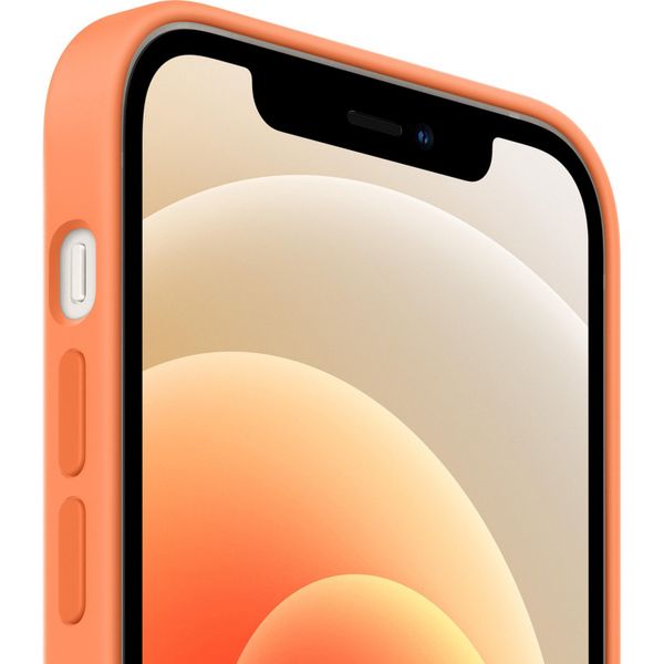 Apple Silicone Backcover MagSafe Apple iPhone 12 Pro Max - Kumquat