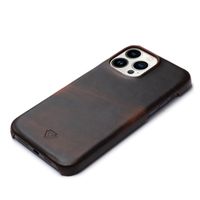 Wachikopa Full Wrap Backcover iPhone 13 Pro - Dark Brown