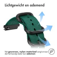 imoshion Rugged Nylon bandje  - Universeel 20 mm aansluiting - Donkergroen