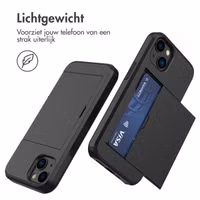 imoshion Backcover met pasjeshouder Apple iPhone 13 - Zwart