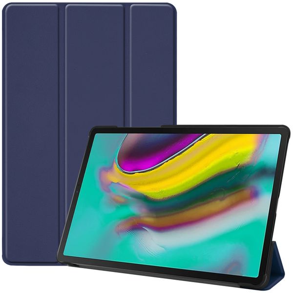 imoshion Trifold Bookcase Samsung Galaxy Tab S5e - Donkerblauw