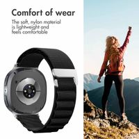 imoshion Nylon Alpine Band Samsung Galaxy Watch 9 (40/44mm) / Watch 8 (40/44mm) / Classic (46mm) - Black