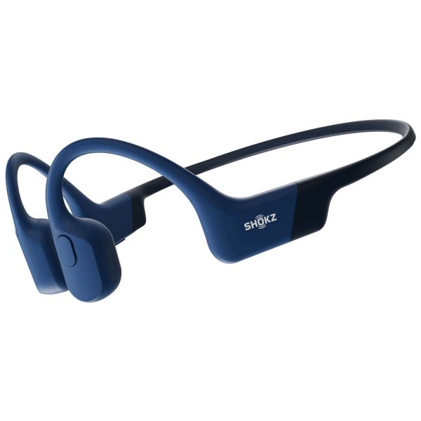 Shokz OpenRun - Standaard maat - Open-Ear draadloze oordopjes - Bone conduction - Blauw