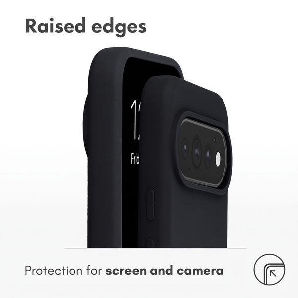 Accezz Liquid Silicone Case with MagSafe Google Pixel 11 / 11 Pro / 10 / 10 Pro - Black