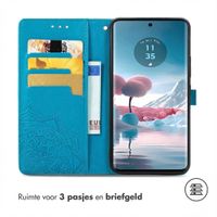 imoshion Mandala Bookcase Motorola Edge 40 Neo - Turquoise