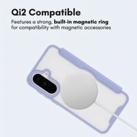 imoshion Transparent Bookcase with MagSafe Samsung Galaxy A37 (5G) - Lilac