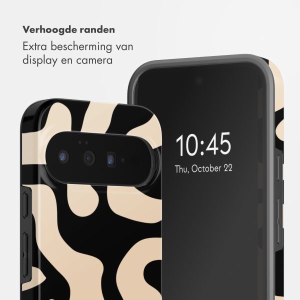 Selencia Vivid Backcover met MagSafe Google Pixel 11 - Art Wave Black