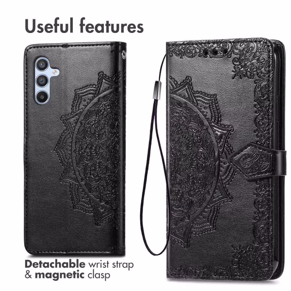 imoshion Mandala Bookcase Samsung Galaxy A26 - Zwart