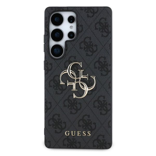 Guess 4G Metal Logo Backcover Samsung Galaxy S25 Ultra - Zwart