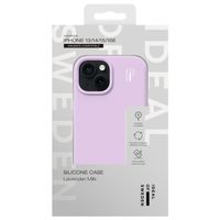 iDeal of Sweden Silicone Case met MagSafe Apple iPhone 17e / 16e / 15 / 14 / 13 - Lavender Milk