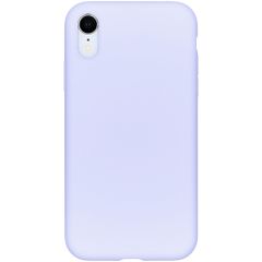 Accezz Liquid Silicone Backcover Apple iPhone Xr - Paars