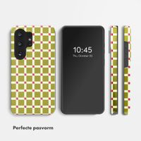 Selencia Vivid Backcover met MagSafe Samsung Galaxy S26 Ultra - Check This Olive