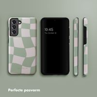 Selencia Vivid Backcover Samsung Galaxy S21 FE - Groovy Sage Green