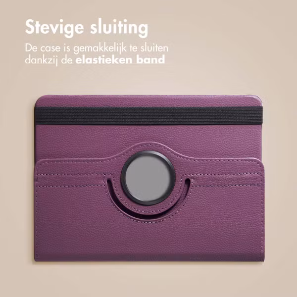 imoshion 360° draaibare Bookcase Lenovo Tab P12 - Paars