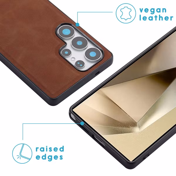 imoshion Uitneembare 2-in-1 Luxe Bookcase Samsung Galaxy S25 Ultra - Bruin
