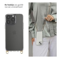 Selencia Backcover met afneembare haakjes Apple iPhone 15 Pro Max - Transparant